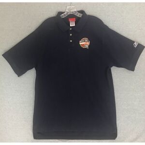 Reebok Basketball Hall OF Fame‎ Polo Shirt Mens XL Blue Short Sleeve Golf Casual